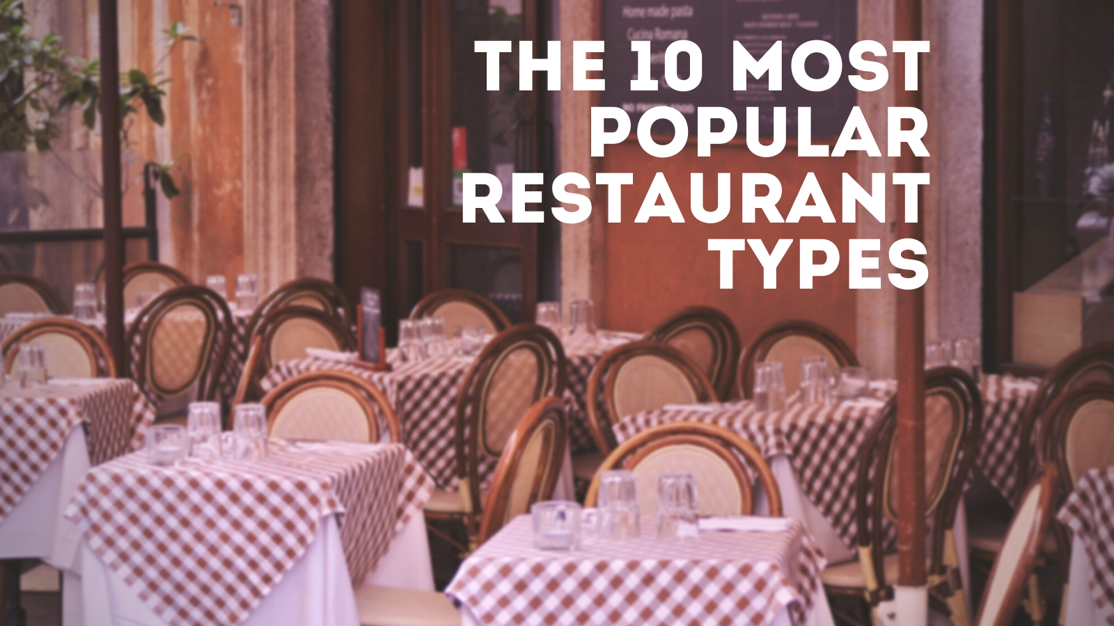 popular restaurant types