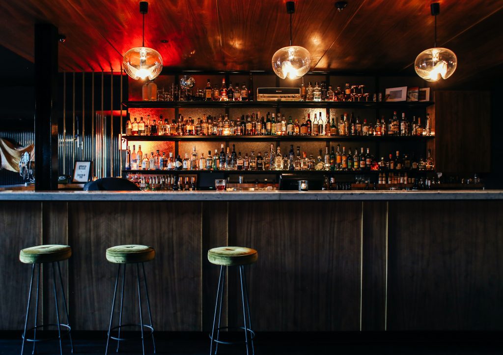 a newly opened bar