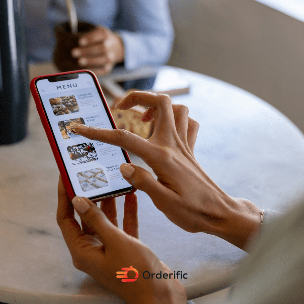 interactive menus, digital displays, menu customization