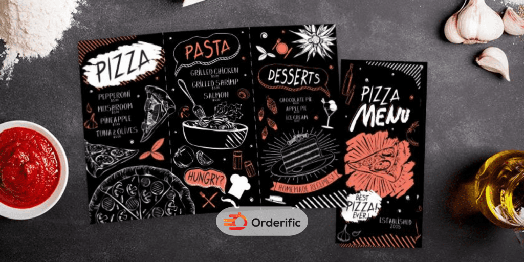 Designing Takeout Menu