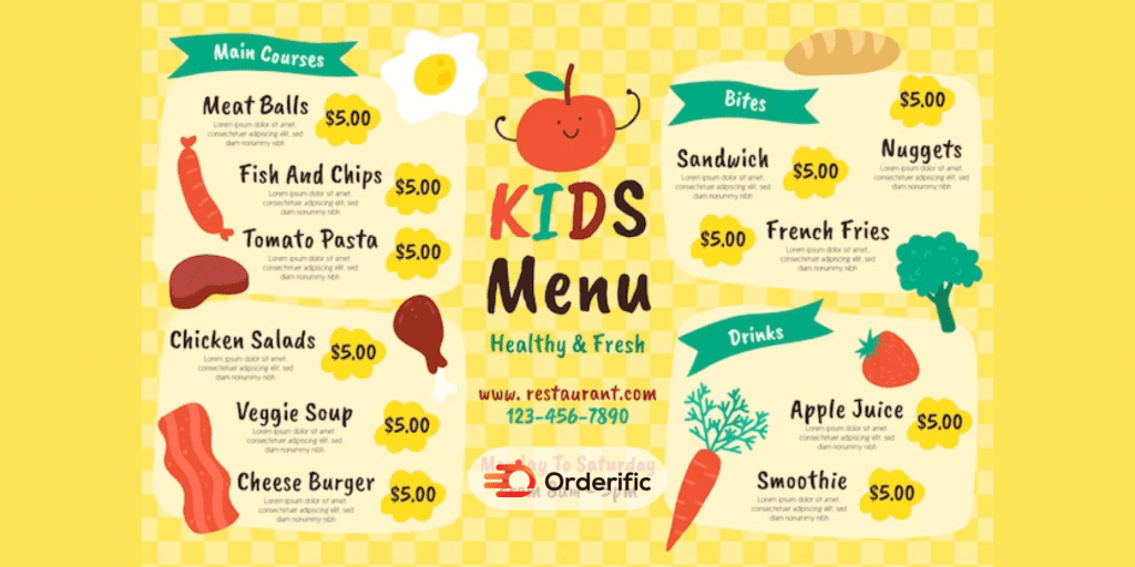 Kid's Menu: How to Craft an Effective Kid's Menu Design