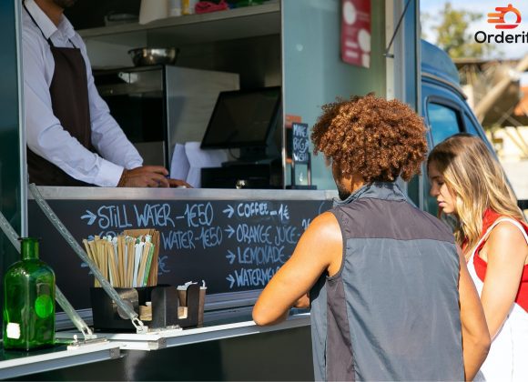 Route planning, food truck location, crowd density