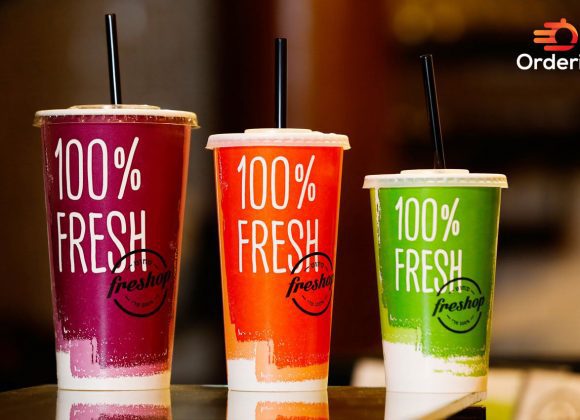 Juice bar branding