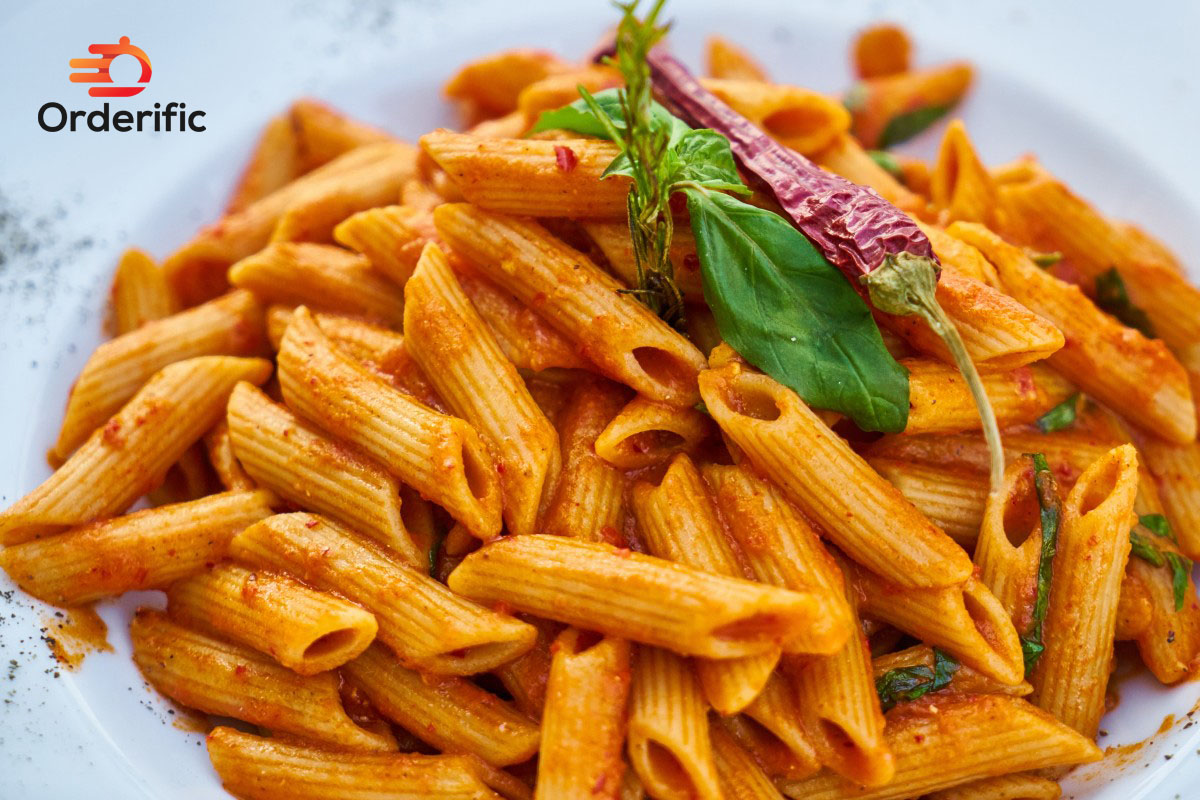 rigatoni pomodoro